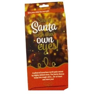 Santa Sleeve North Pole Velvet Capture the Magic Christmas Eve Gift Box(4 avail)